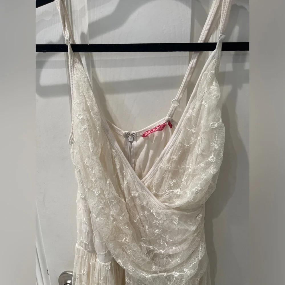 Vintage Lace Romantic Boho Dress Medium - Picture 3 of 5